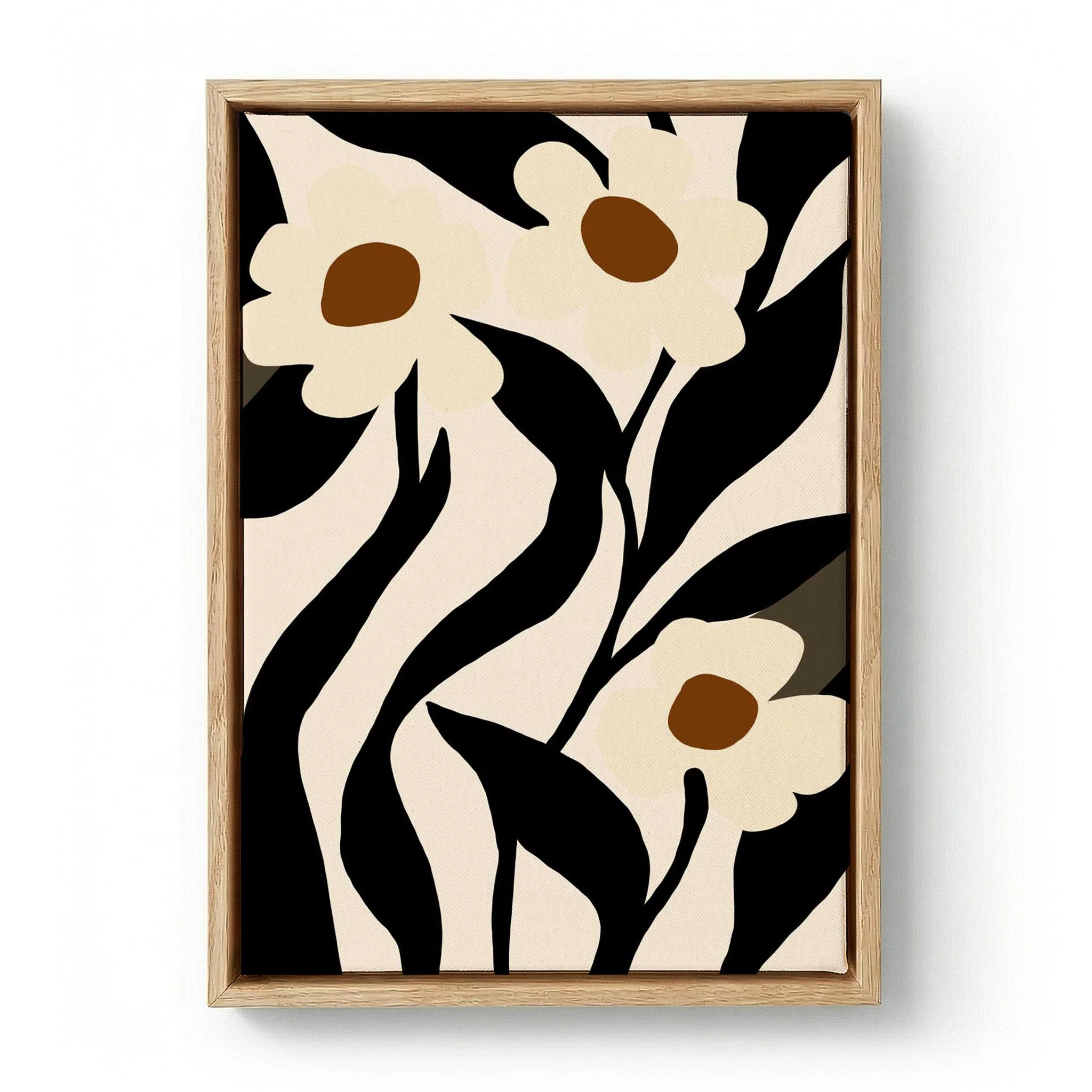 Neutral Botanical Blooms by Little Dean