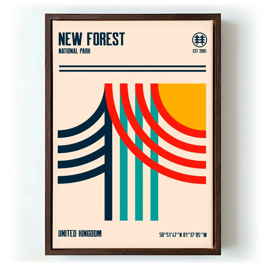 New Forest National Park Travel Poster by Retrodrome - Image 6