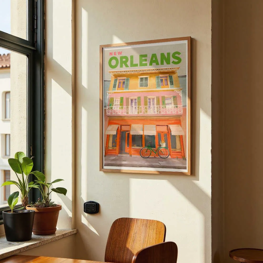 New Orleans Louisiana Vintage Travel Poster by The Whiskey Ginger - Image 4