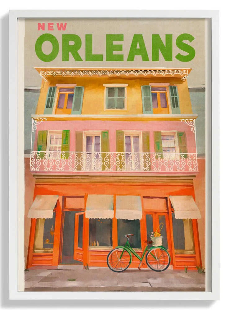 New Orleans Louisiana Vintage Travel Poster by The Whiskey Ginger - Image 5