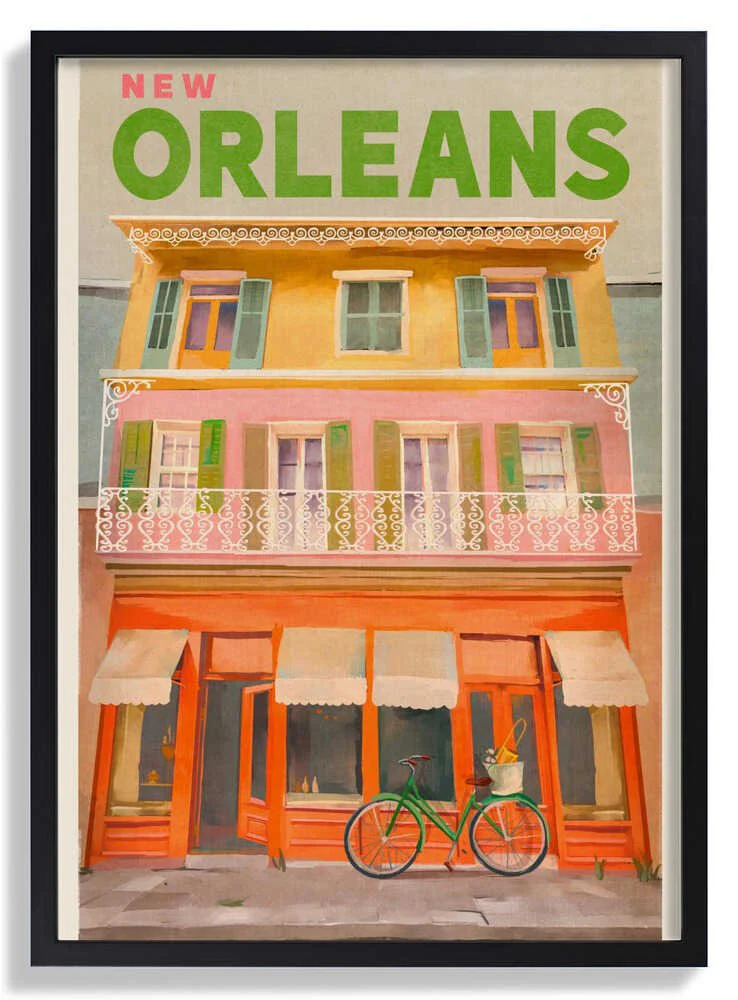 New Orleans Louisiana Vintage Travel Poster by The Whiskey Ginger - Image 6
