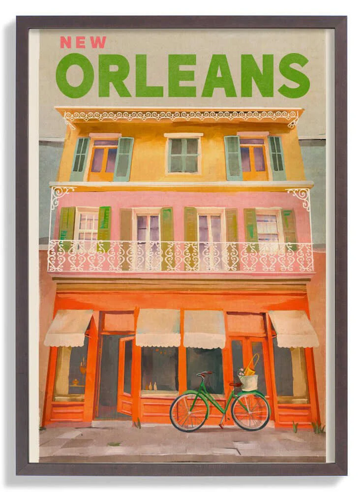 New Orleans Louisiana Vintage Travel Poster by The Whiskey Ginger - Image 7