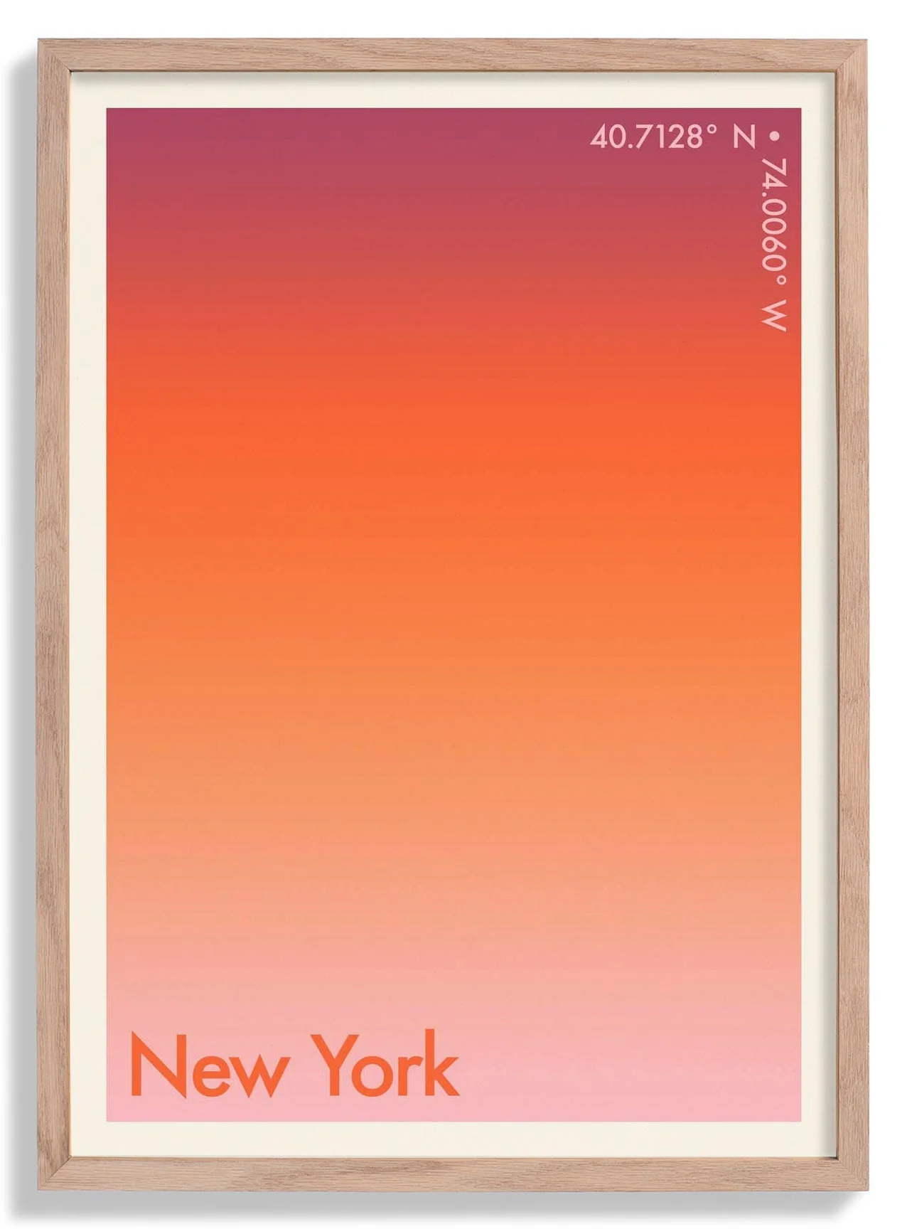 New York Sunset City