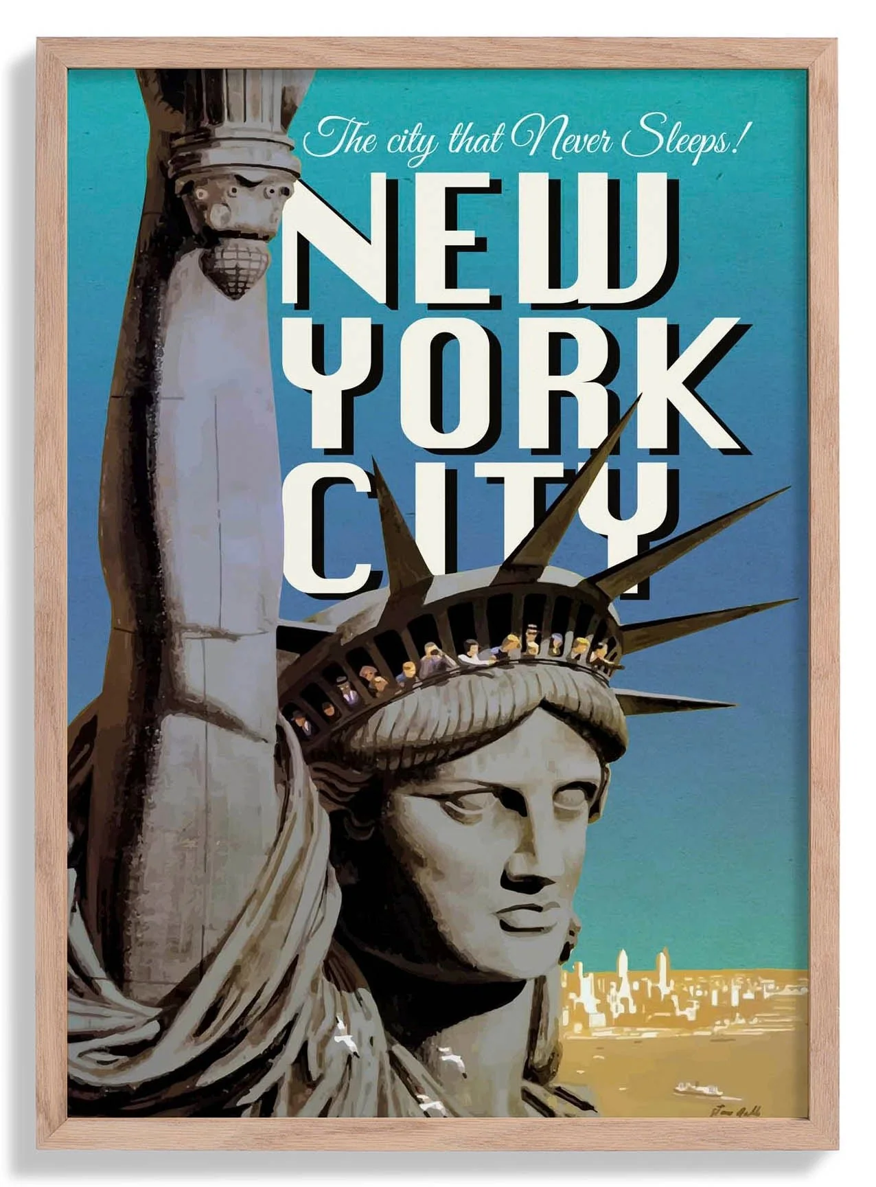 New York with Statue of Liberty