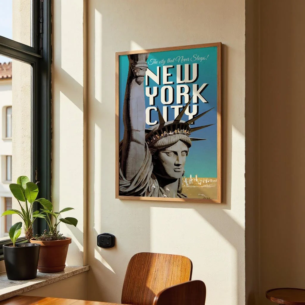 New York with Statue of Liberty - Image 2