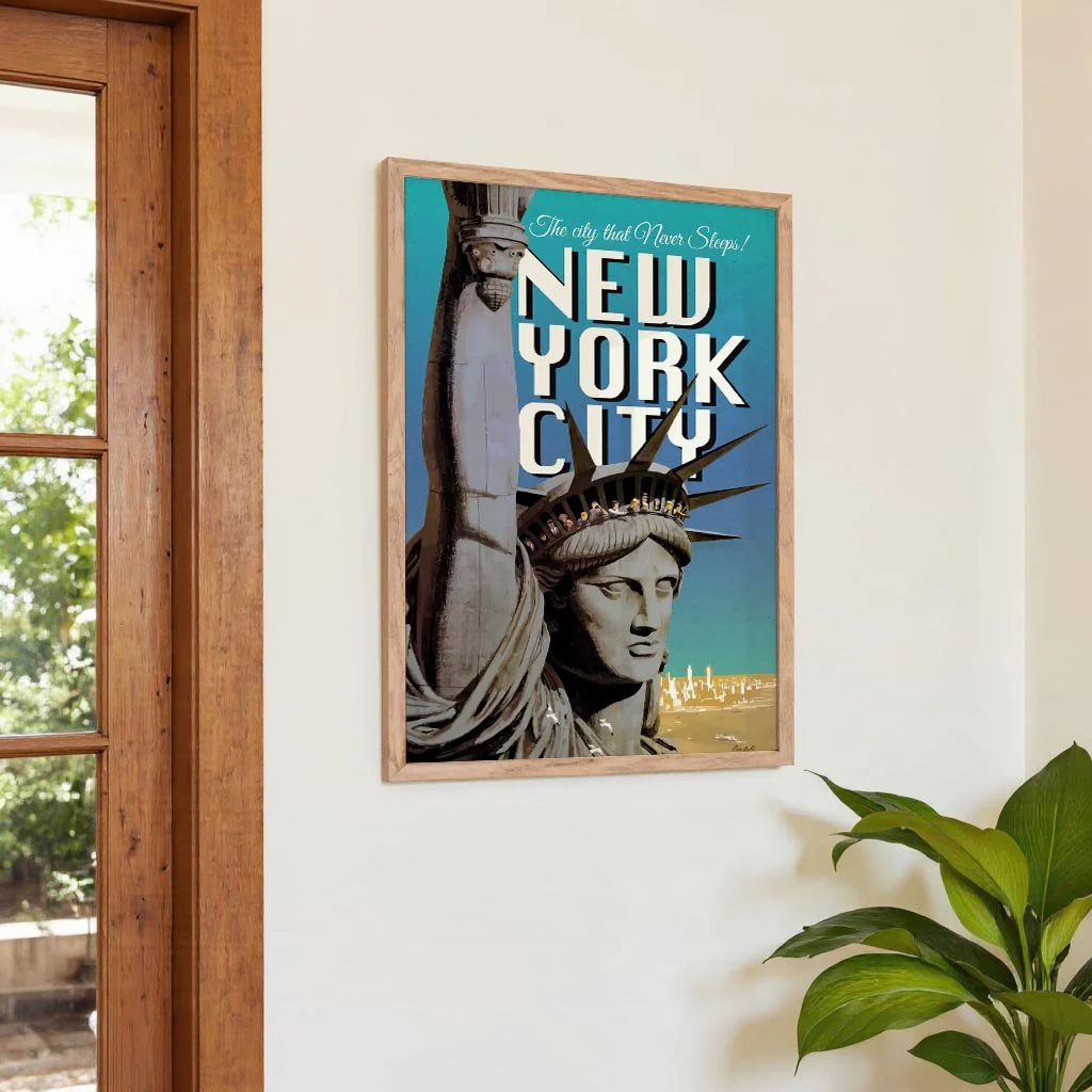 New York with Statue of Liberty - Image 4
