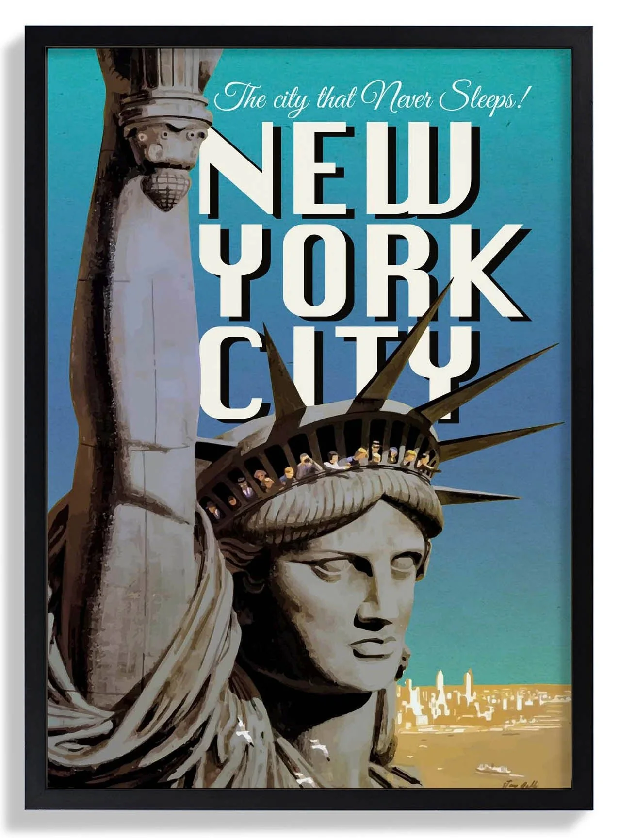 New York with Statue of Liberty - Image 6