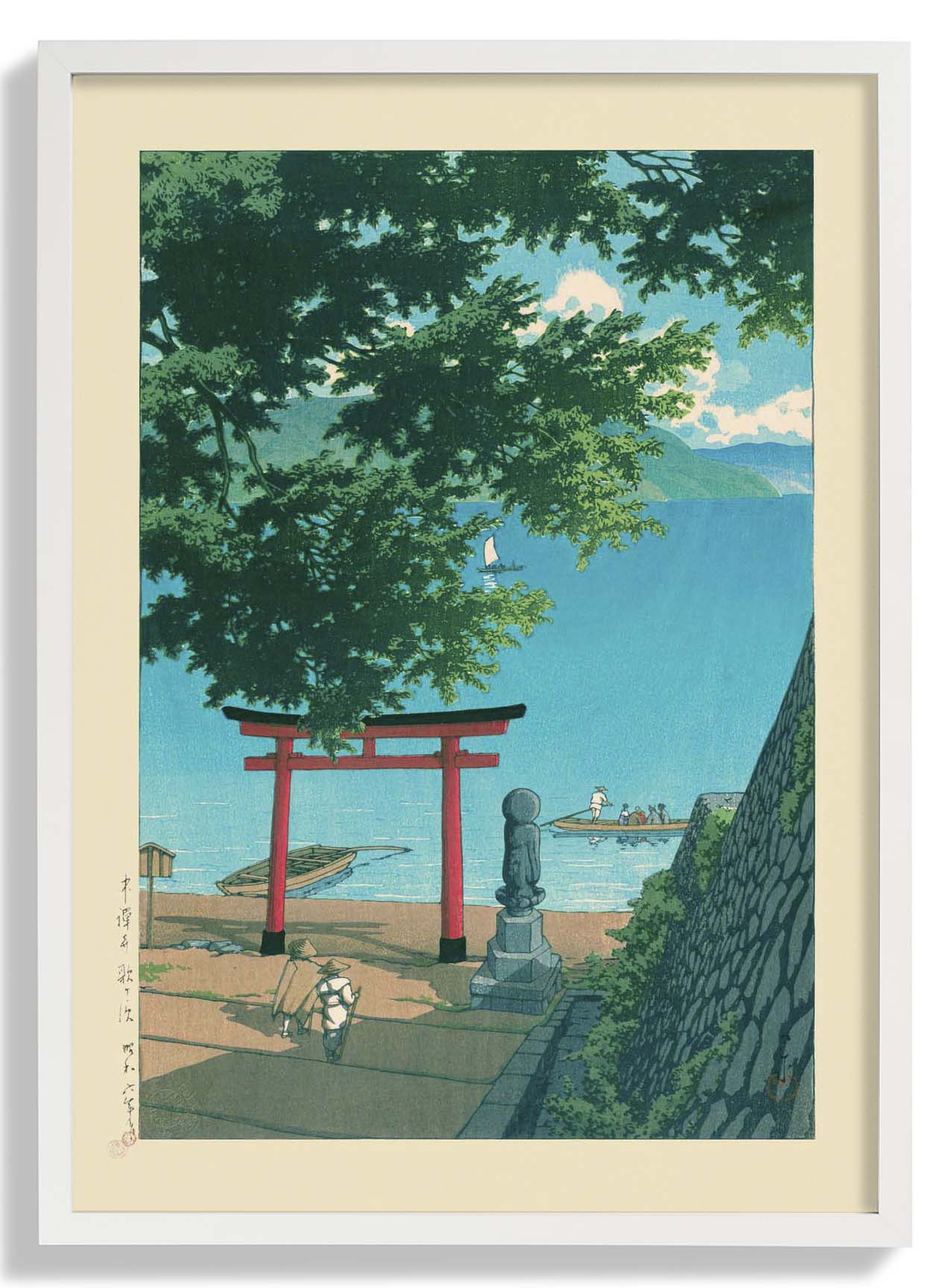 Nikkō Chūzenji Lake, Utagahama Art Print by Hasui - Image 4