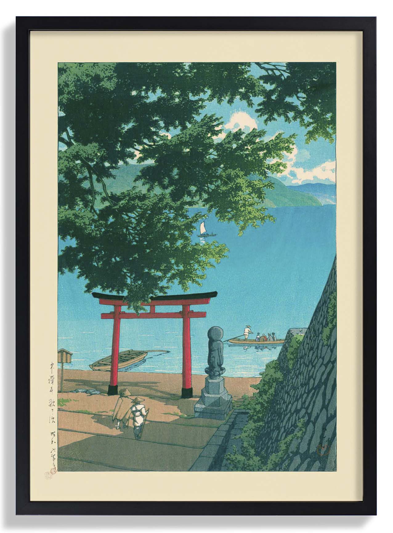 Nikkō Chūzenji Lake, Utagahama Art Print by Hasui - Image 5