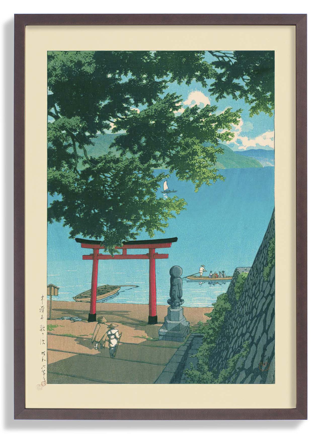 Nikkō Chūzenji Lake, Utagahama Art Print by Hasui - Image 6