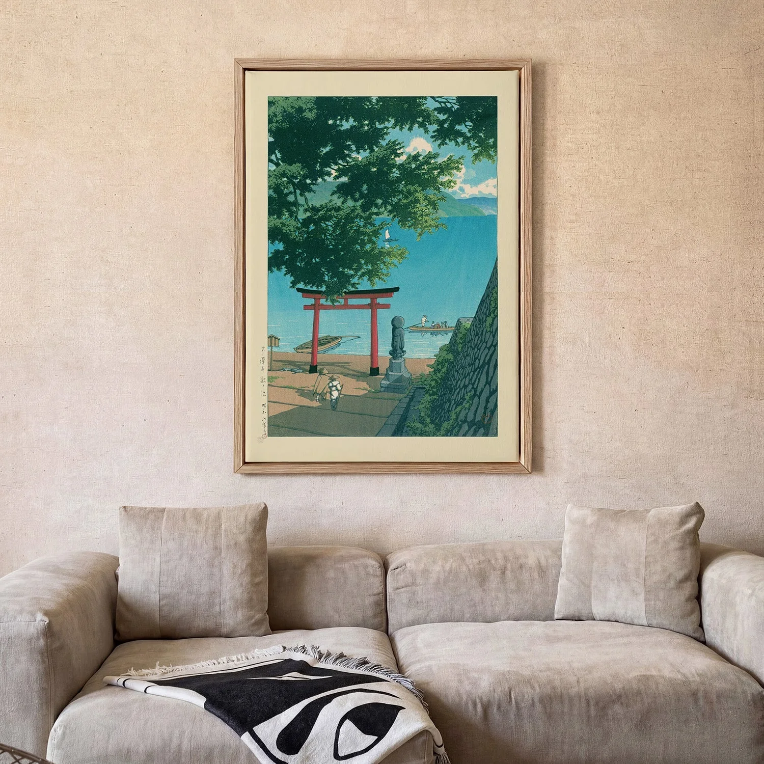 Nikkō Chūzenji Lake, Utagahama Art Print by Hasui - Image 2