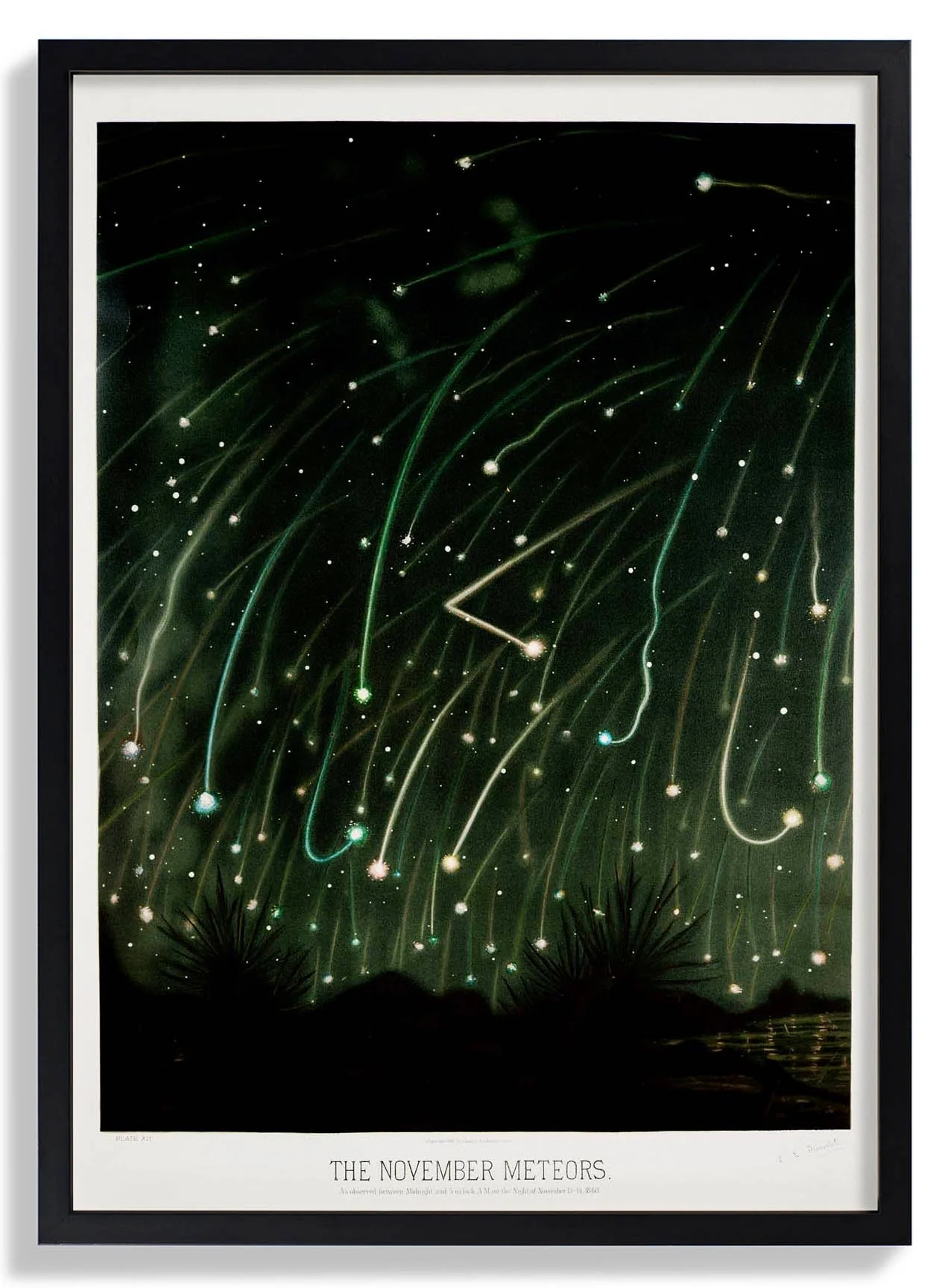 November Meteors by Trouvelot - Image 6