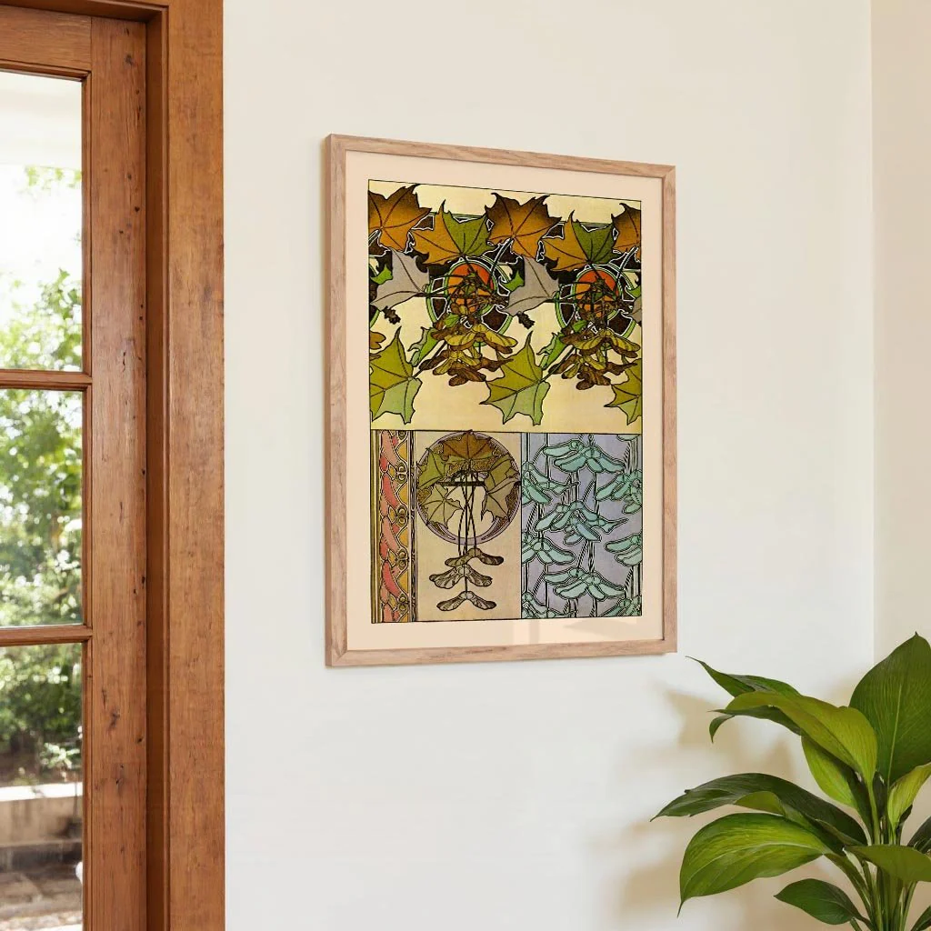 Oak Leaves by Alphonse Mucha - Image 4