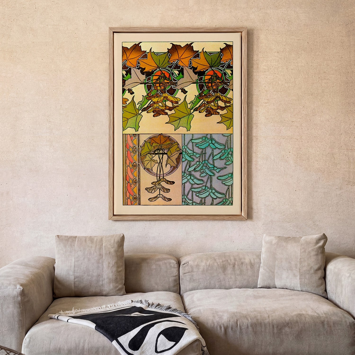 Oak Leaves by Alphonse Mucha - Image 2