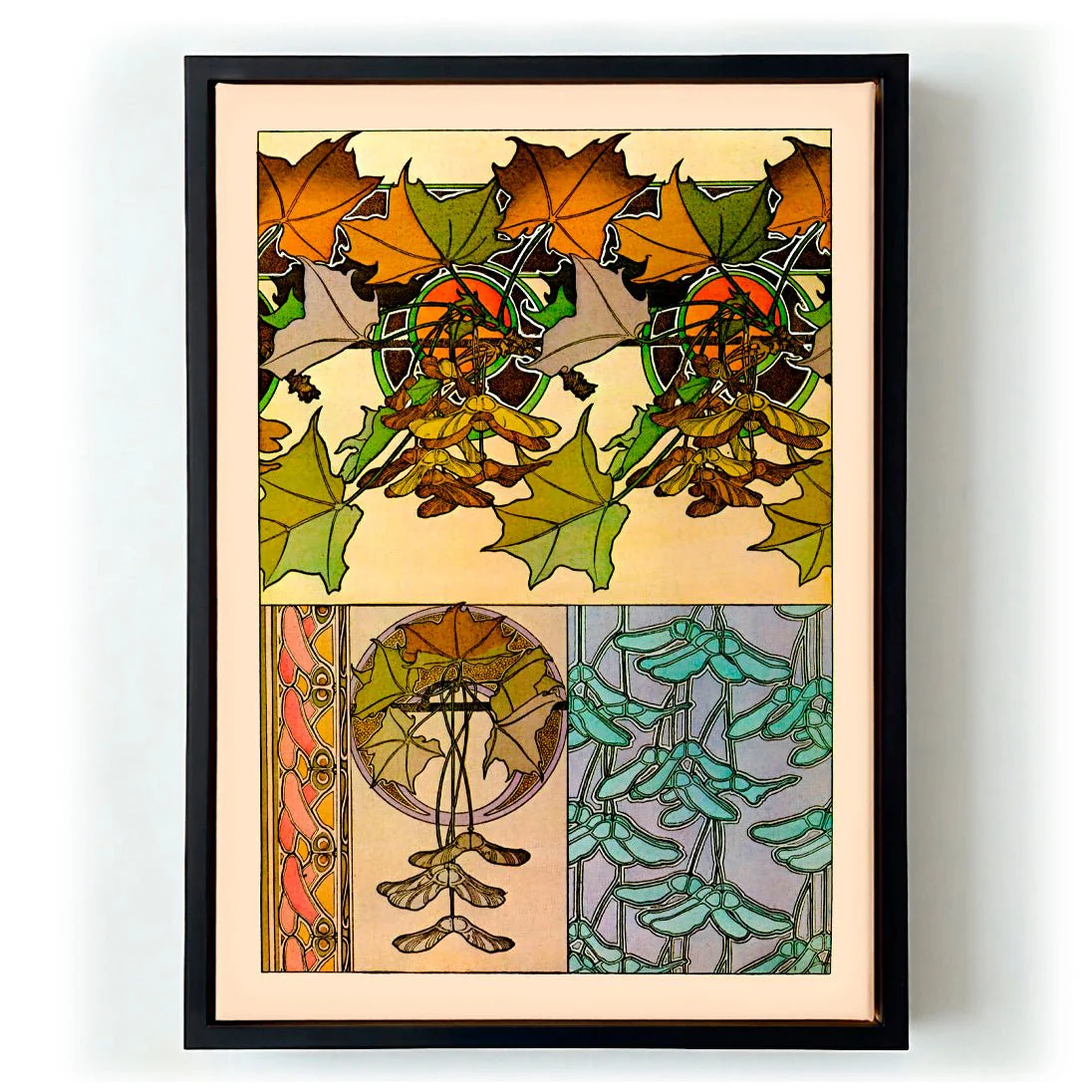 Oak Leaves by Alphonse Mucha - Image 5