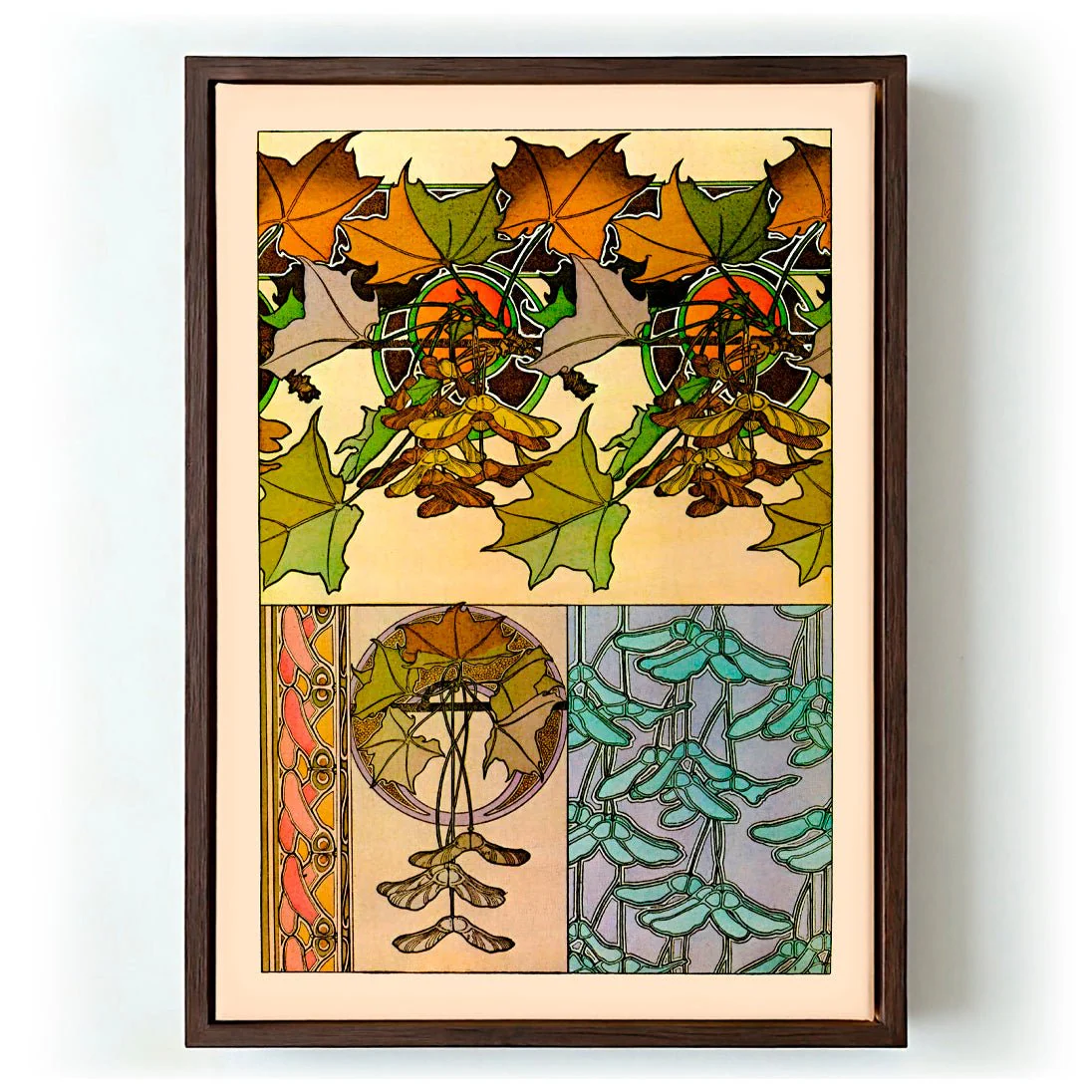 Oak Leaves by Alphonse Mucha - Image 6