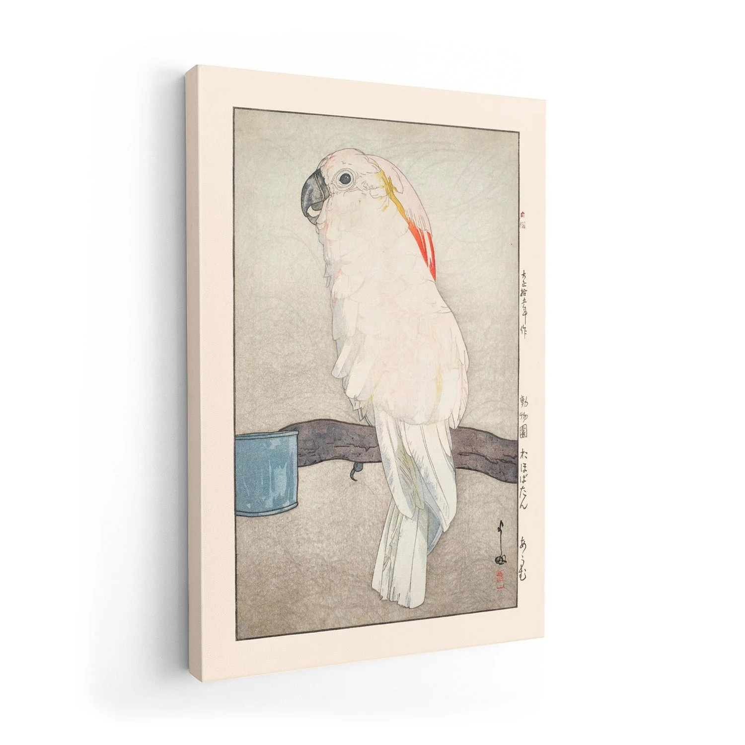 Obatan omu Obatan parrot 1926 by Hiroshi Yoshida - Image 7