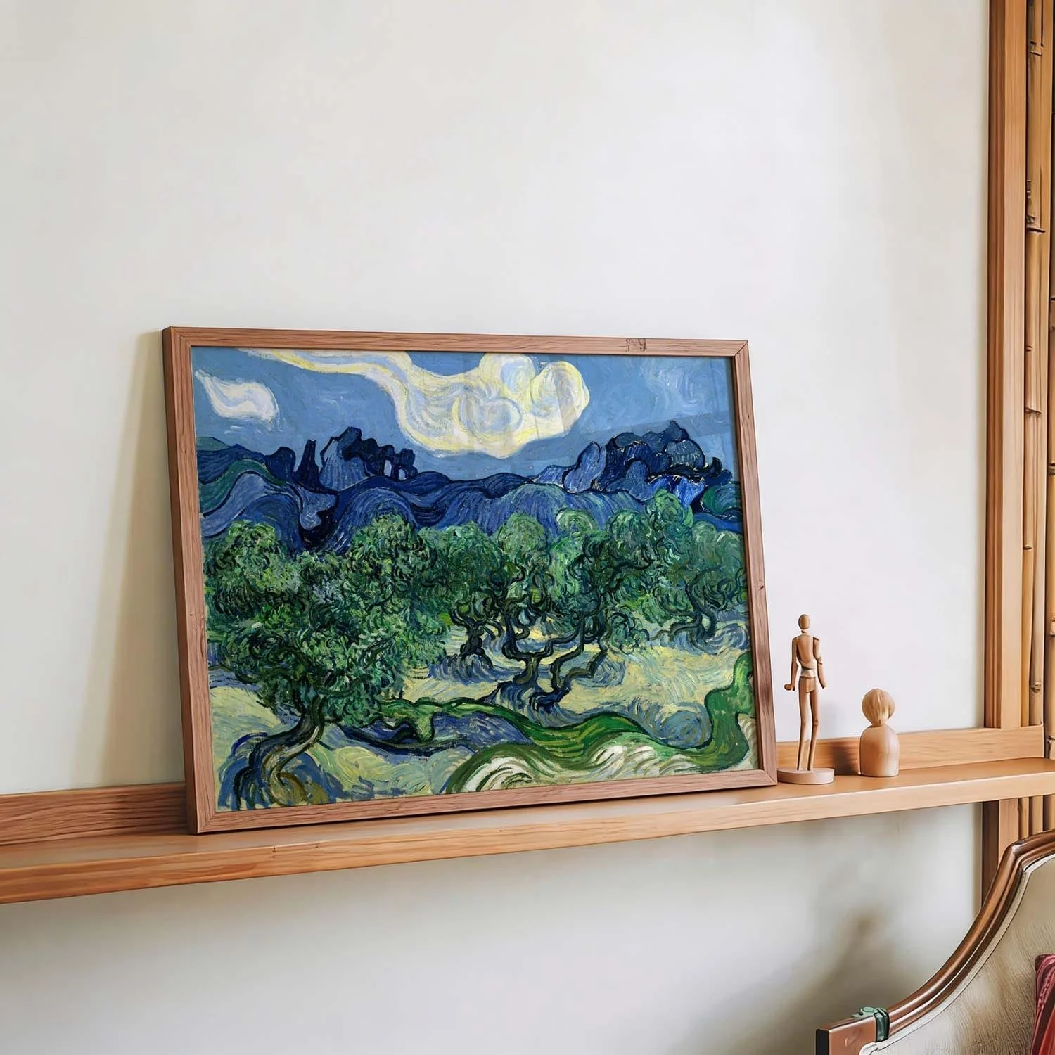 Olive Trees with the Alpilles in the Background by Van Gogh - Image 4