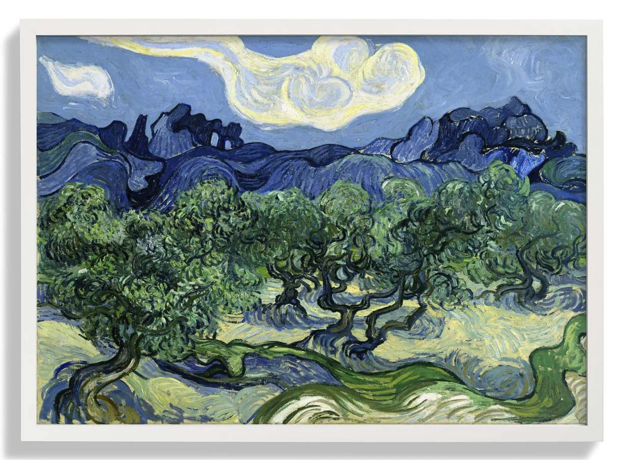 Olive Trees with the Alpilles in the Background by Van Gogh - Image 5