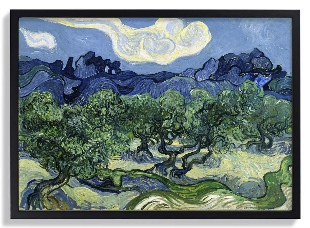 Olive Trees with the Alpilles in the Background by Van Gogh - Image 6