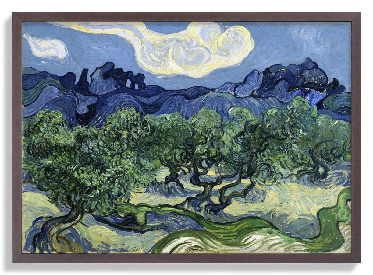 Olive Trees with the Alpilles in the Background by Van Gogh - Image 7