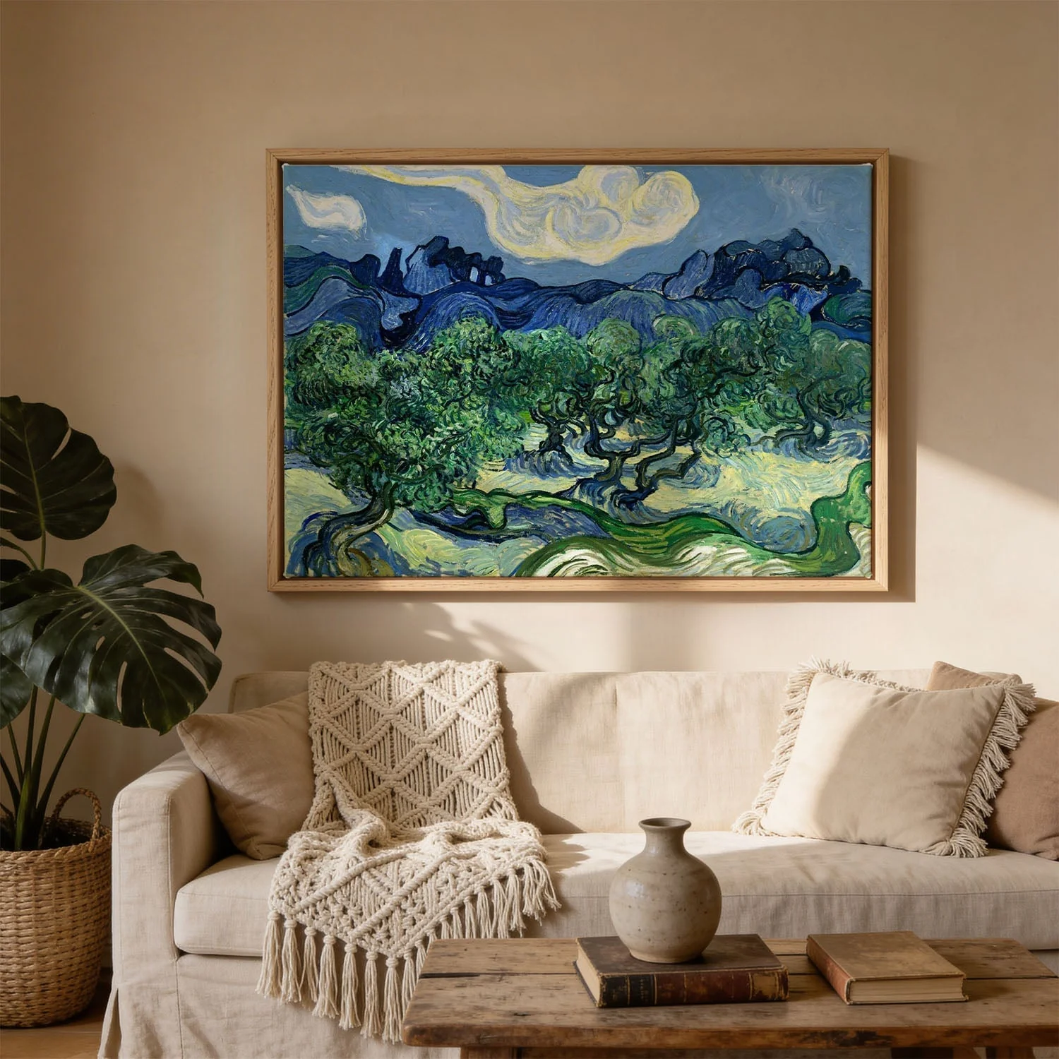 Olive Trees with the Alpilles in the Background by Van Gogh - Image 3