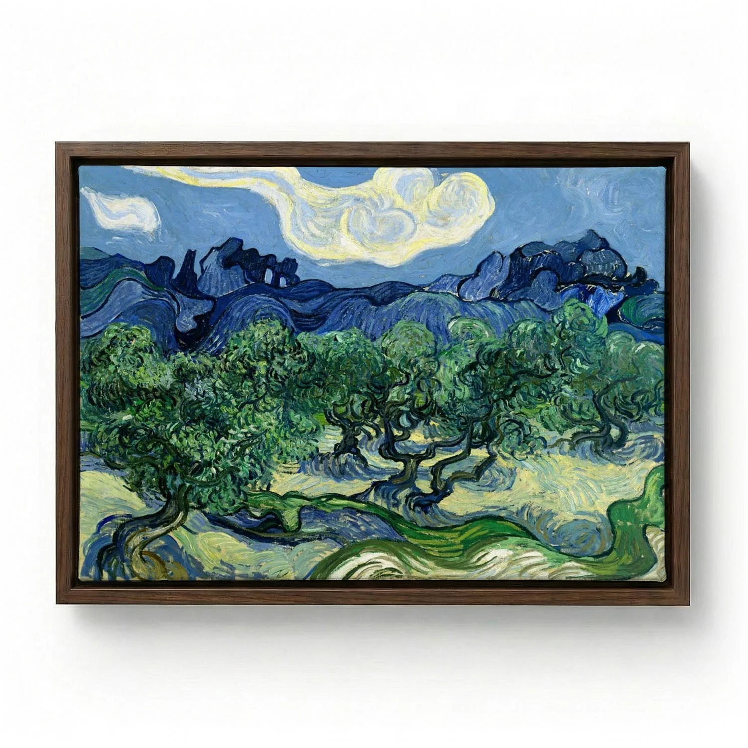 Olive Trees with the Alpilles in the Background by Van Gogh - Image 6