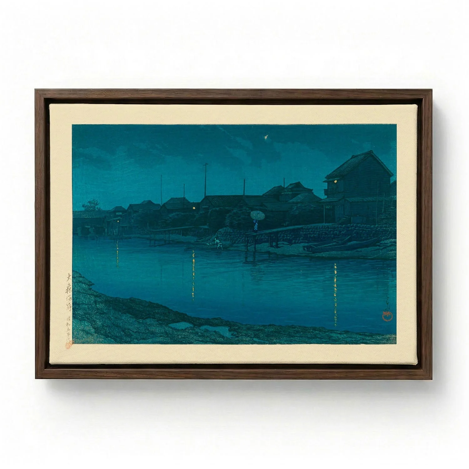 Ōmori Coast Art Print by Hasui - Image 6