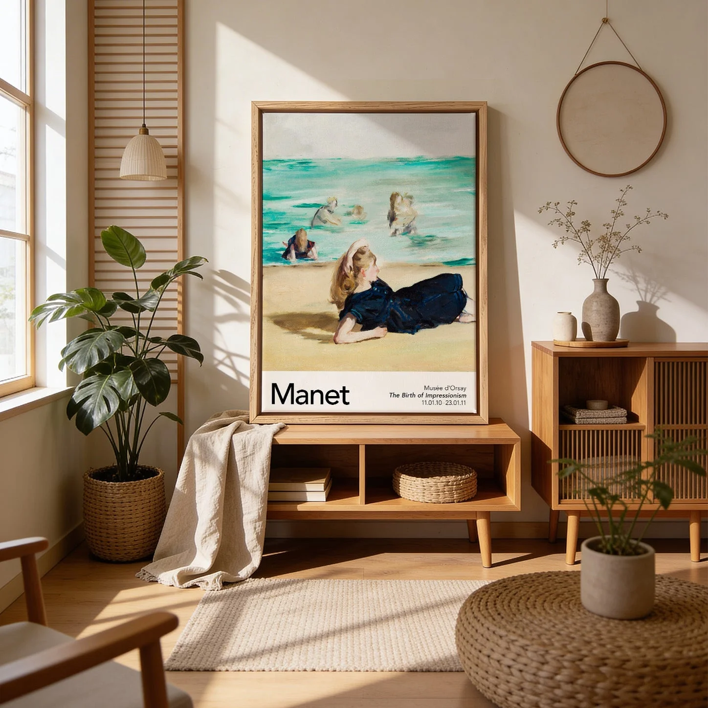 On the Beach by Manet Exhibition - Image 4