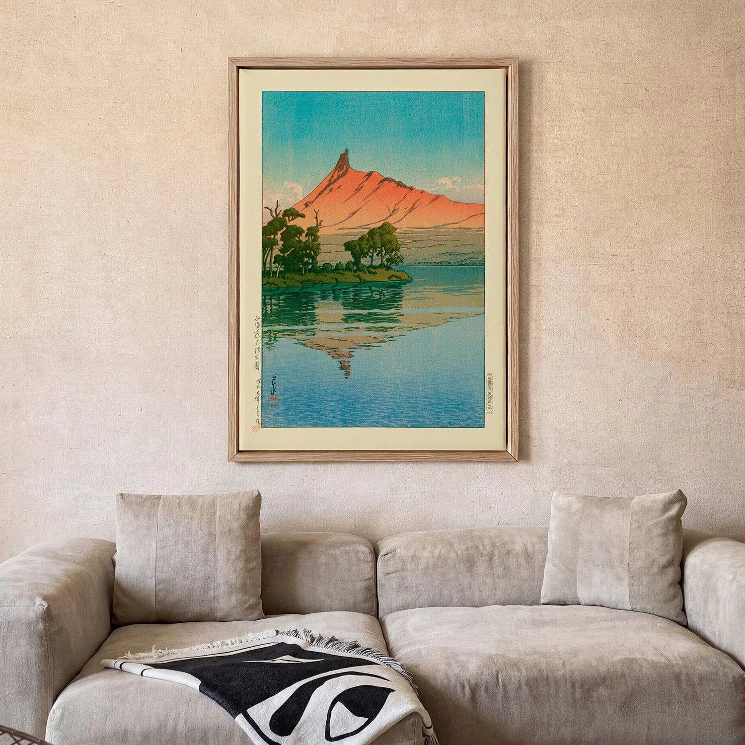 Onuma Park in Hokkaido Art Print by Hasui - Image 2