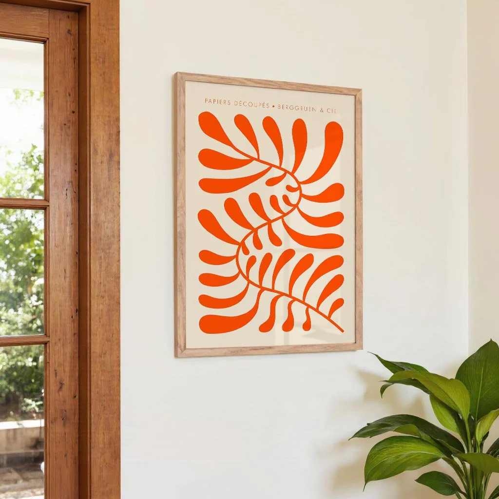 Orange Papiers Découpés Art Exhibition - Image 4