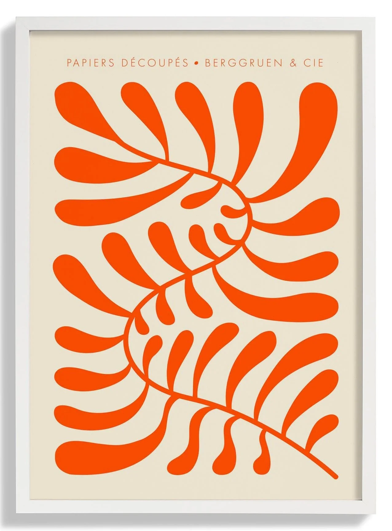 Orange Papiers Découpés Art Exhibition - Image 5