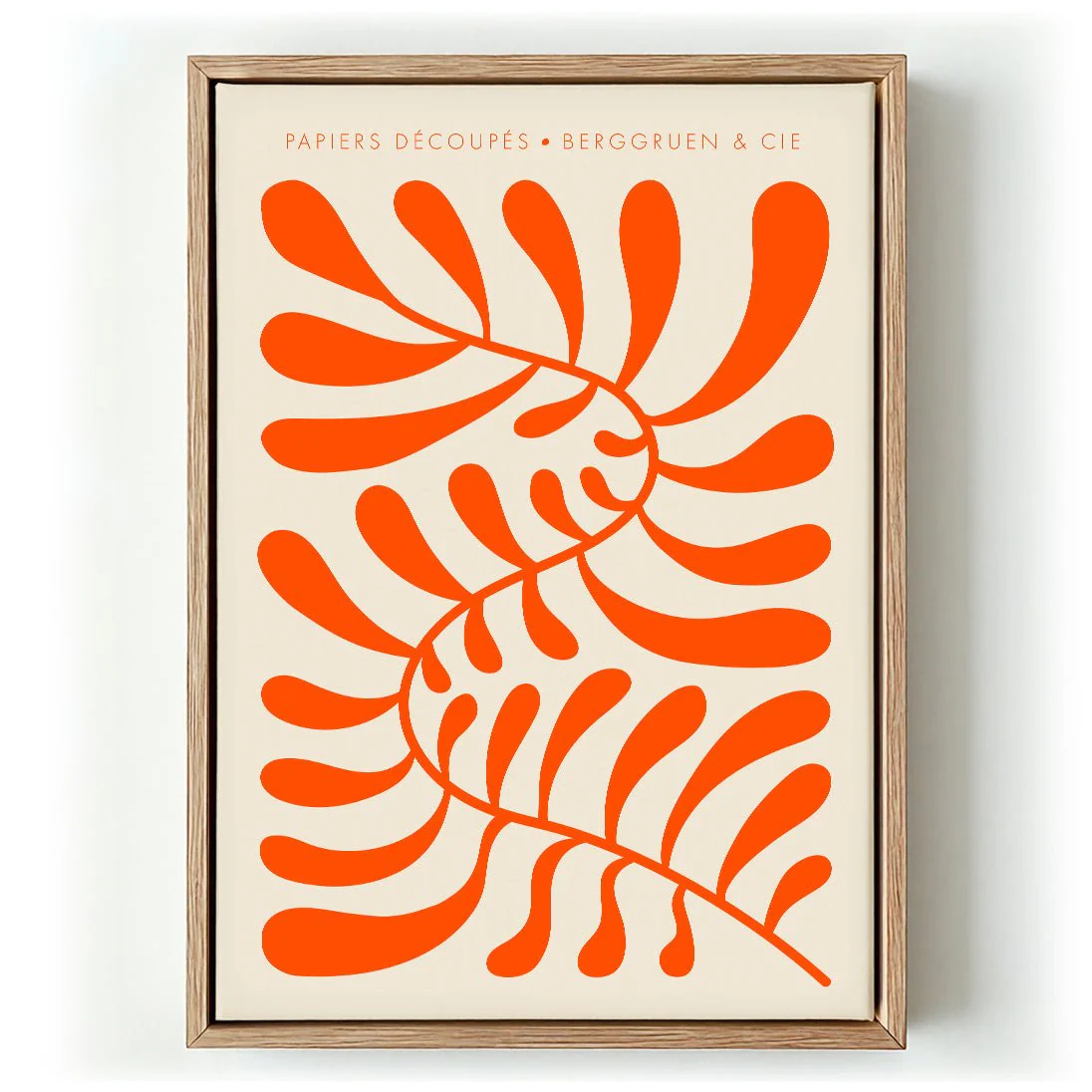 Orange Papiers Découpés Art Exhibition