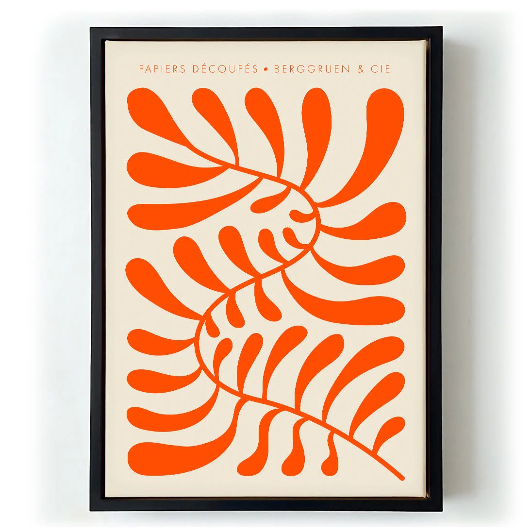 Orange Papiers Découpés Art Exhibition - Image 6