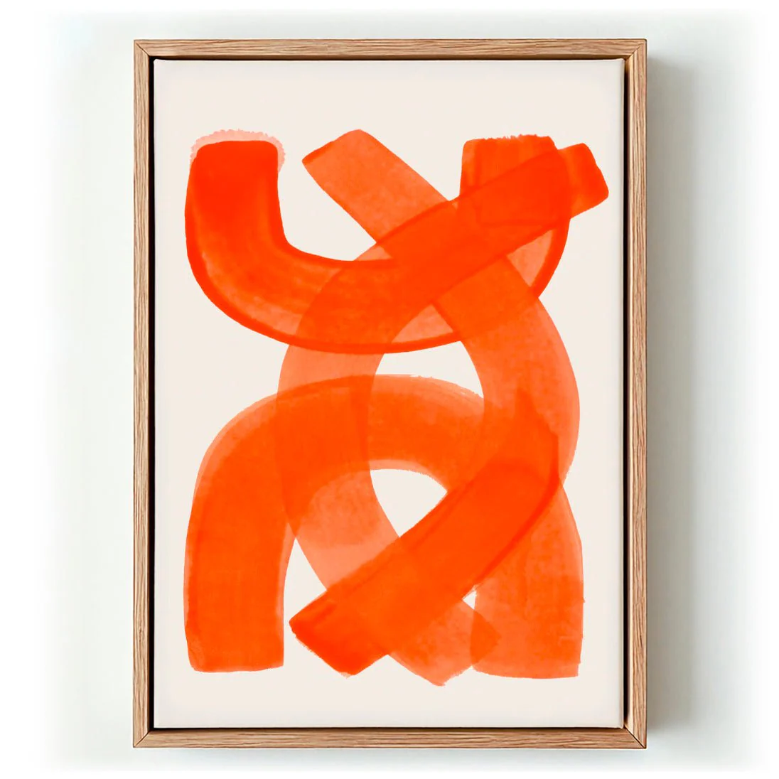 Orange Strokes by Ejaaz Haniff