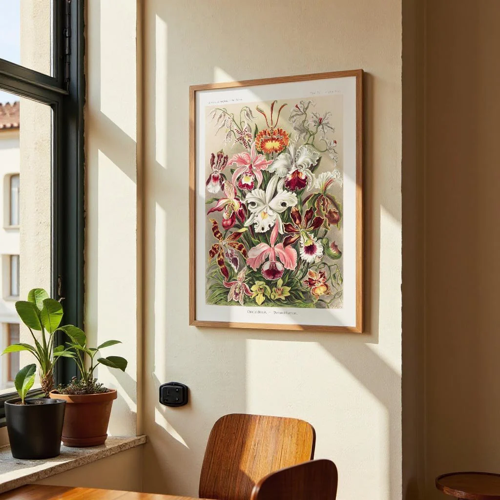 Orchideae Lilly Flowers by Ernst Haeckel with borders - Image 2