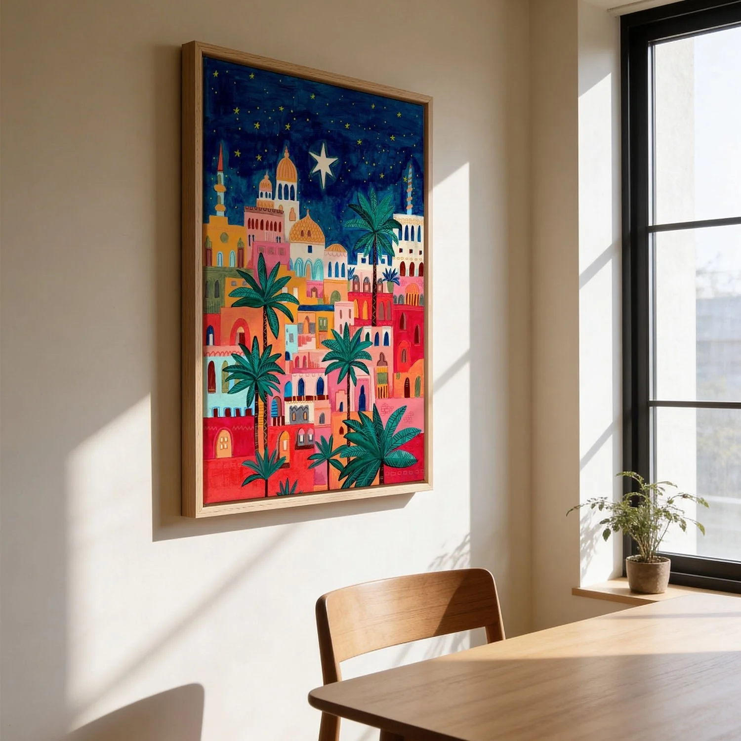 Oriental city under a starry sky in bright colours by Caroline Bonne Müller - Image 3