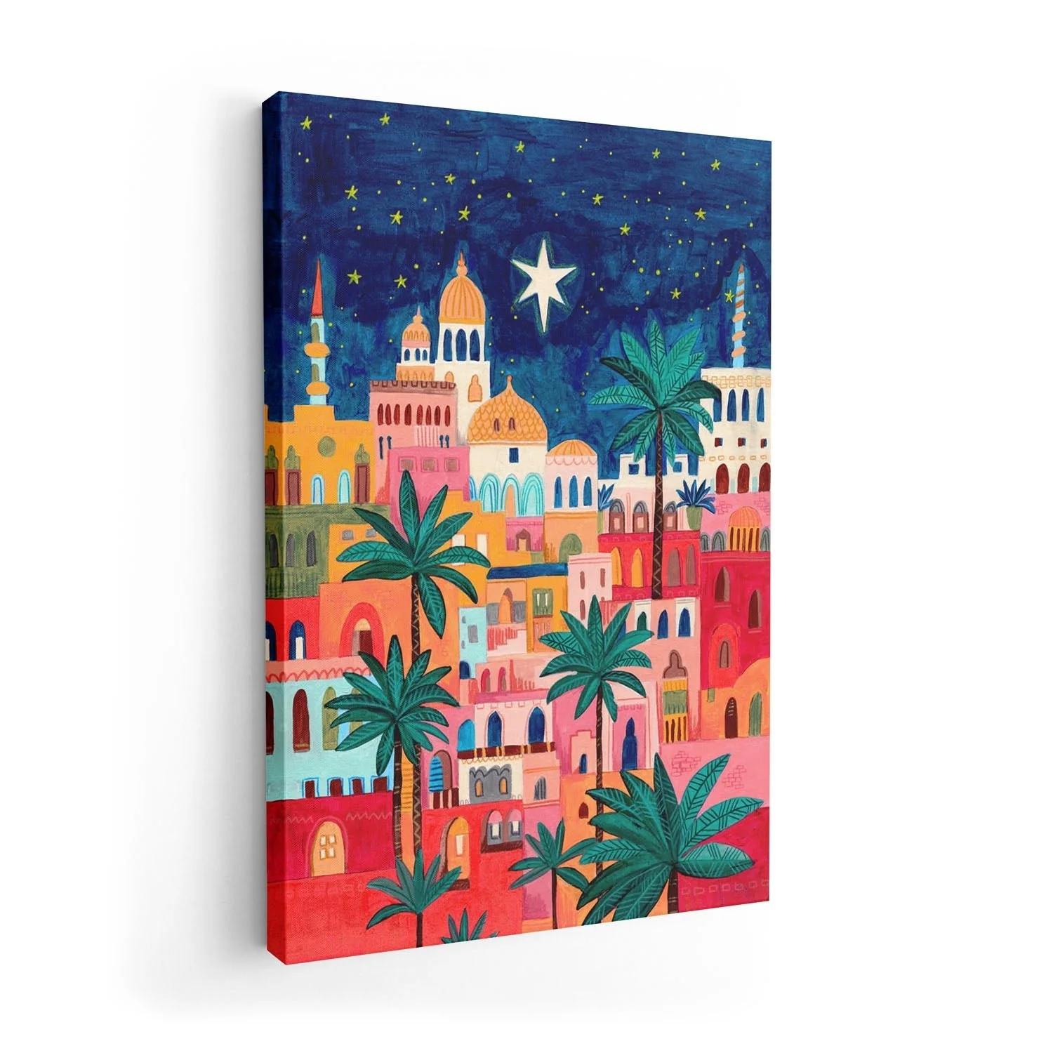 Oriental city under a starry sky in bright colours by Caroline Bonne Müller - Image 7