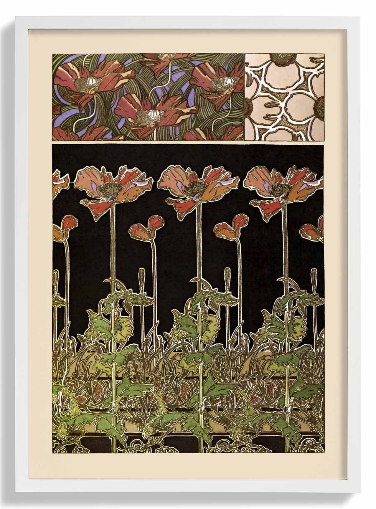 Oriental Flowers by Alphonse Mucha - Image 5