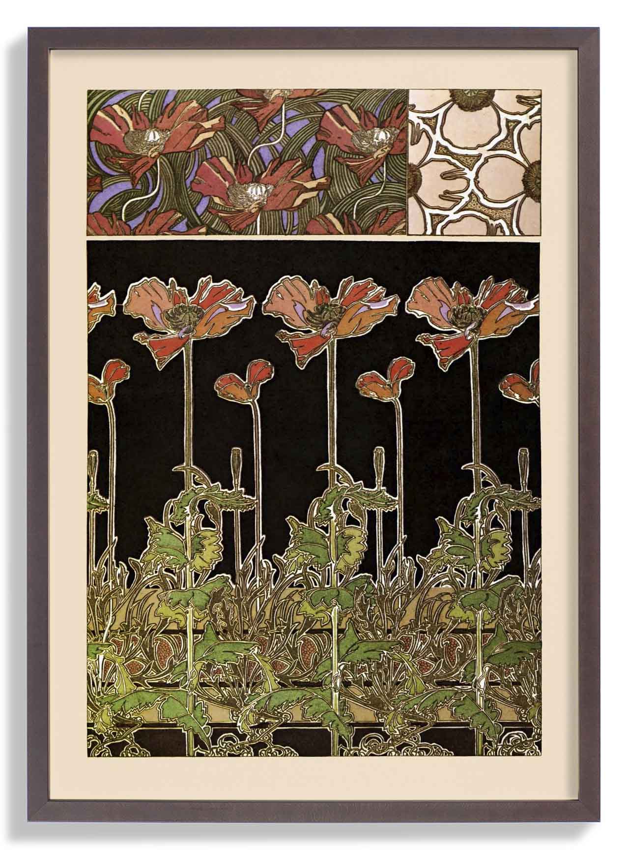 Oriental Flowers by Alphonse Mucha - Image 7