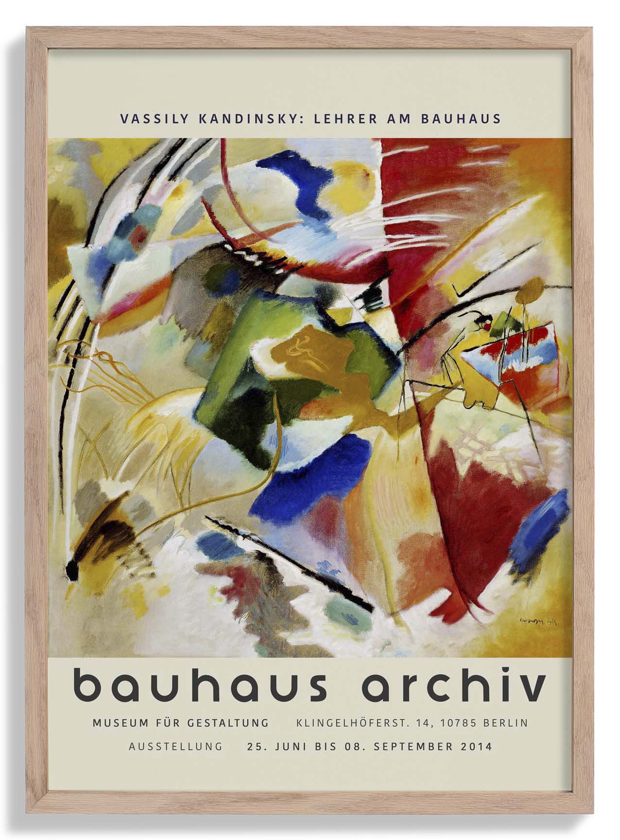 Painting with Green Center by Wassily Kandinsky Exhibition