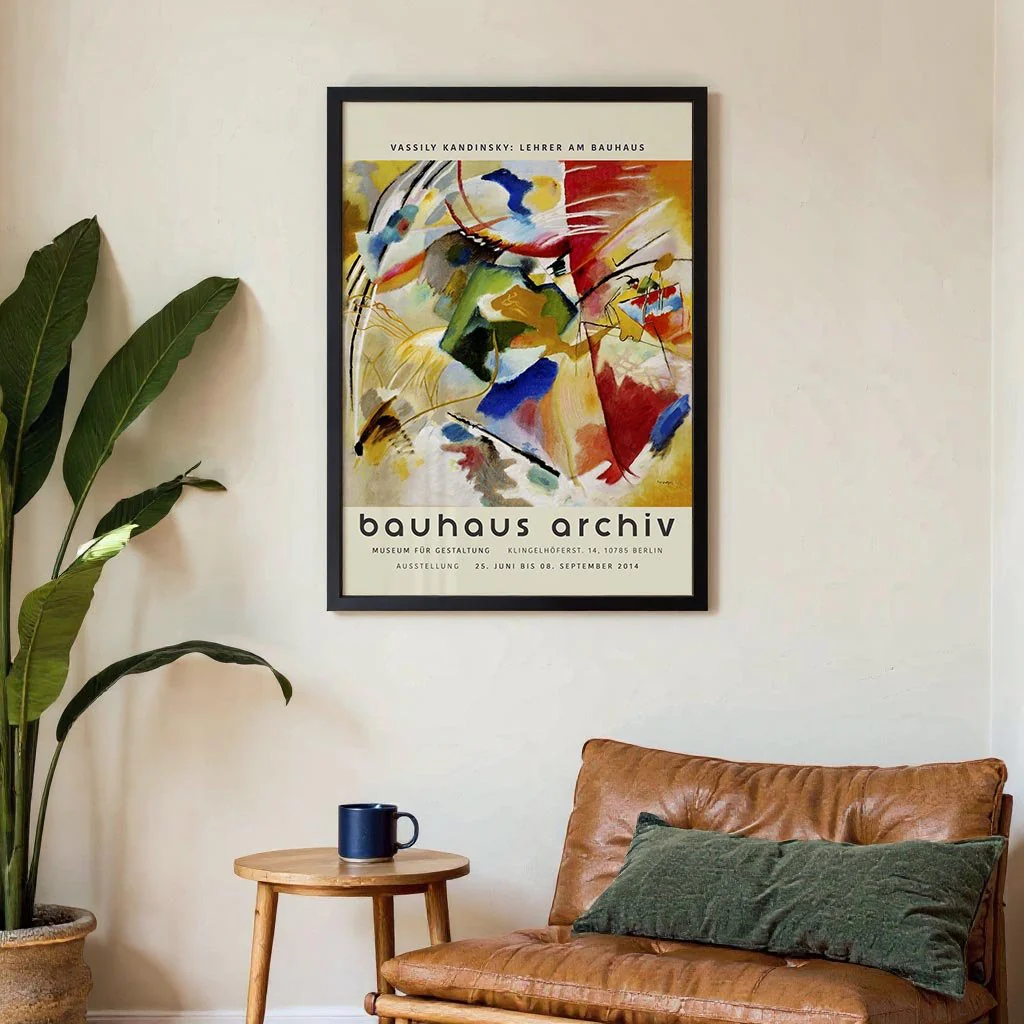 Painting with Green Center by Wassily Kandinsky Exhibition - Image 3