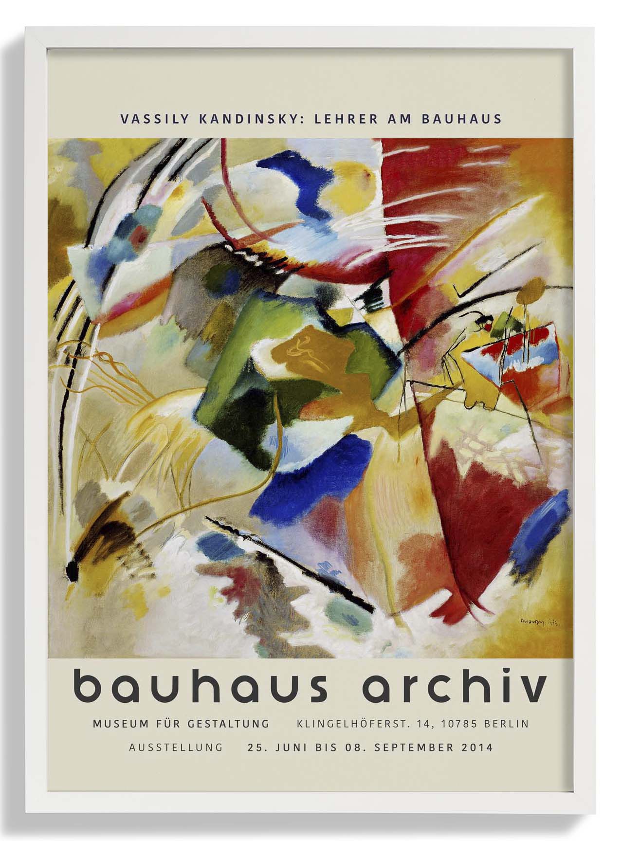 Painting with Green Center by Wassily Kandinsky Exhibition - Image 5