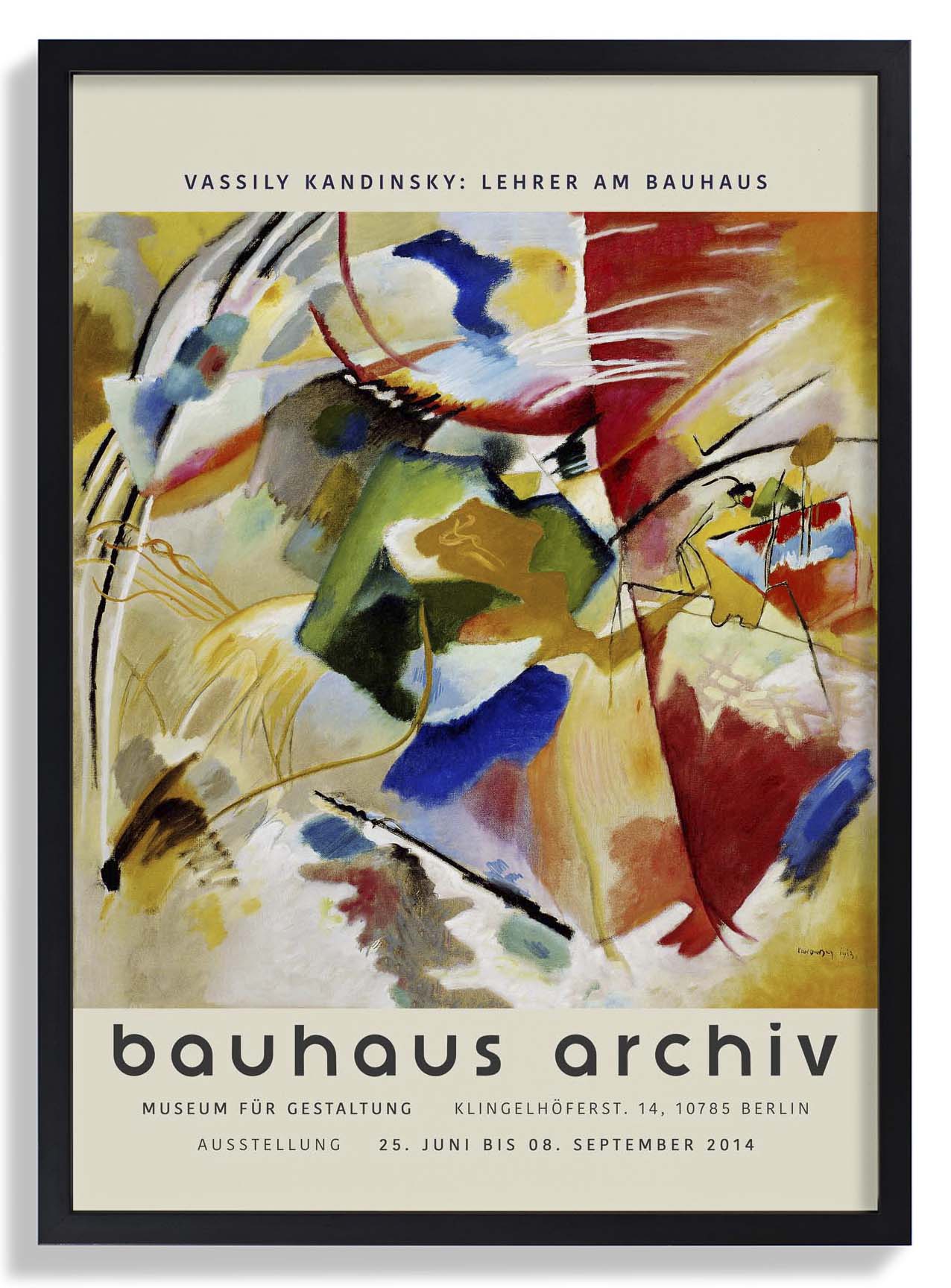 Painting with Green Center by Wassily Kandinsky Exhibition - Image 6
