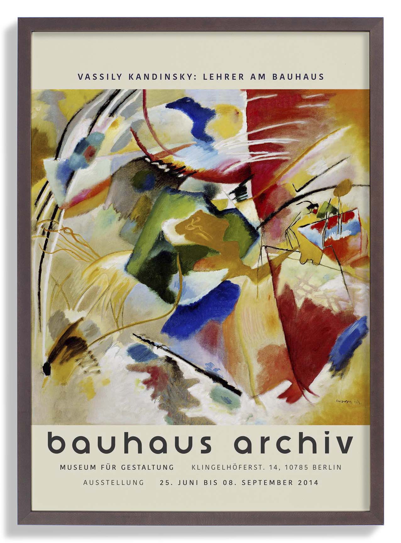 Painting with Green Center by Wassily Kandinsky Exhibition - Image 7