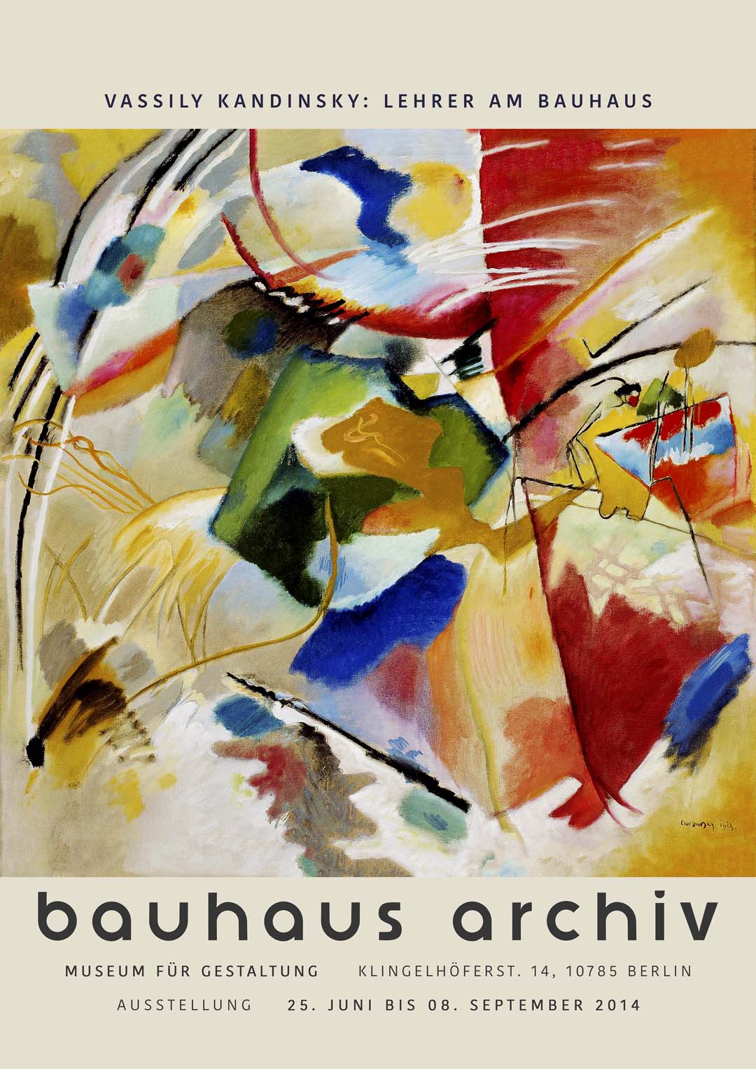 Painting with Green Center by Wassily Kandinsky Exhibition - Image 8