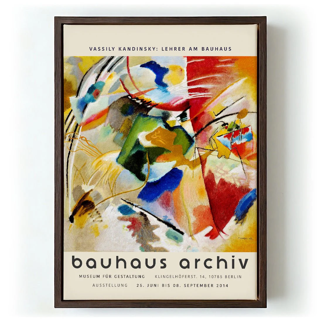 Painting with Green Center by Wassily Kandinsky Exhibition - Image 5