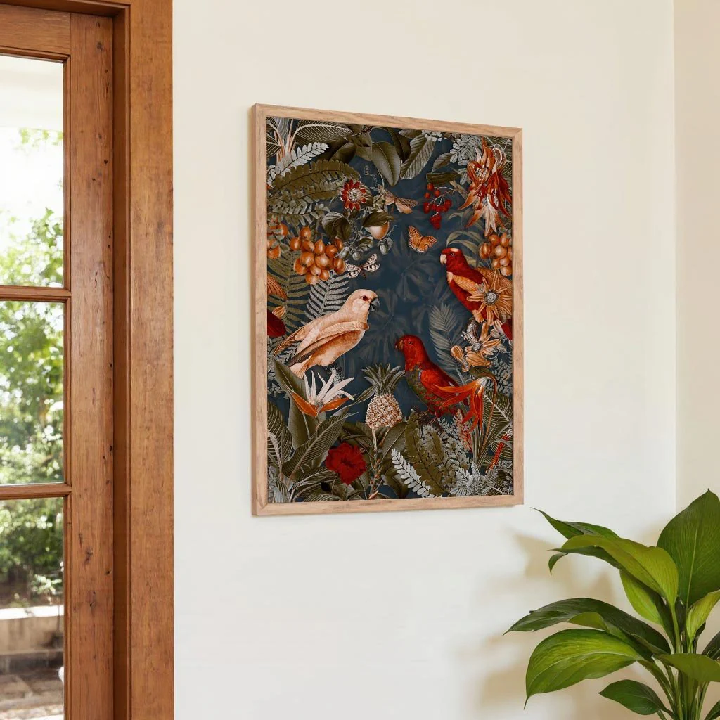 Parrots Midnight Jungle by Andrea Haase - Image 4