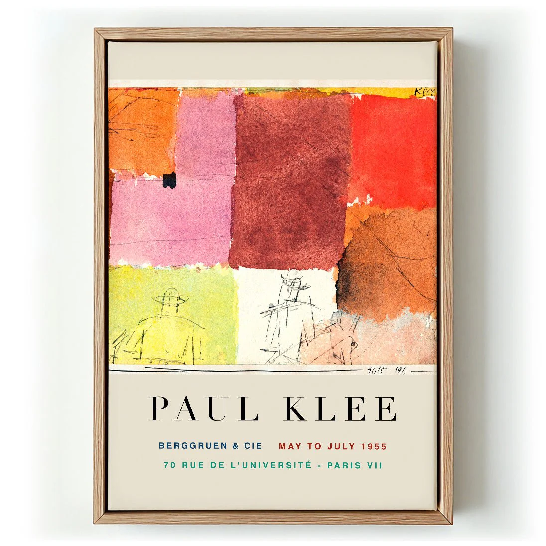 Paul Klee Composition with Figures Art Exhibition