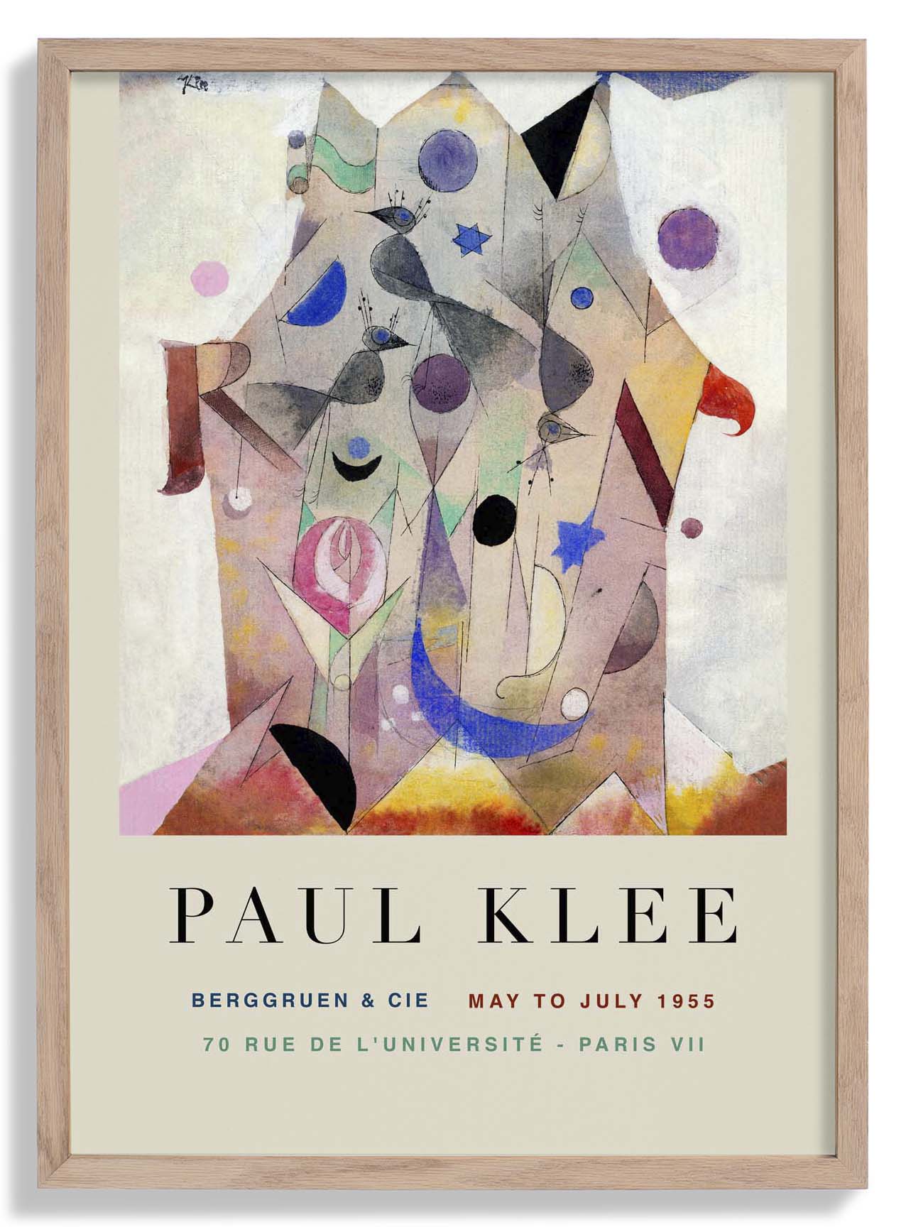 Paul Klee Persian Nightingales Art Exhibition